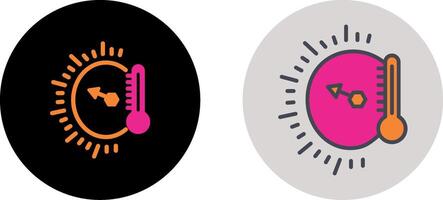 Temperature Indicator Icon Design vector