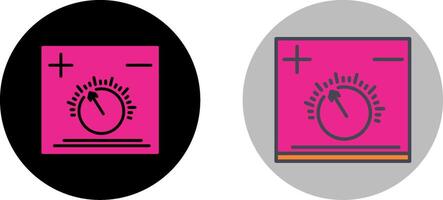 Temperature Knob Icon Design vector