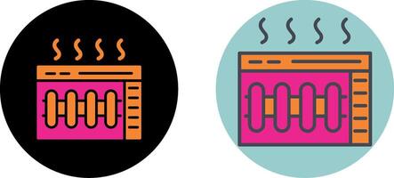 Heater Icon Design vector