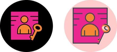 Business Key Icon Design vector