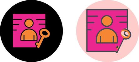 Business Key Icon Design vector