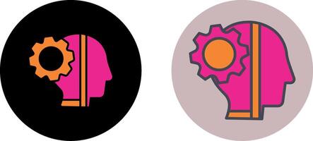 Cyborg Icon Design vector