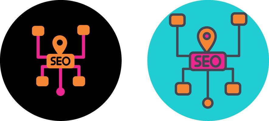 SEO Structure Icon Design