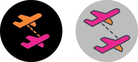 Multiple Flights Icon Design vector