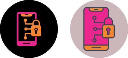 seguro dispositivo icono diseño vector