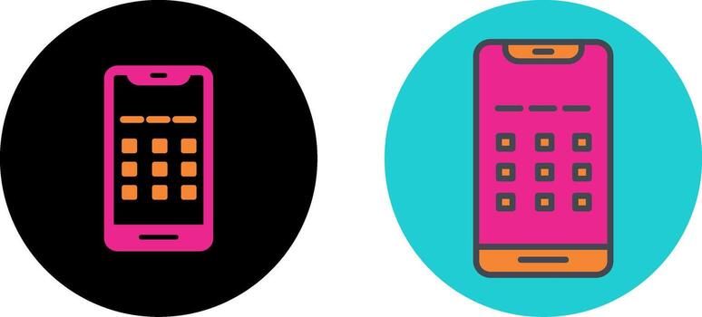 Enter Passcode Icon Design vector