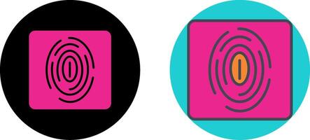 Fingerprint Icon Design vector