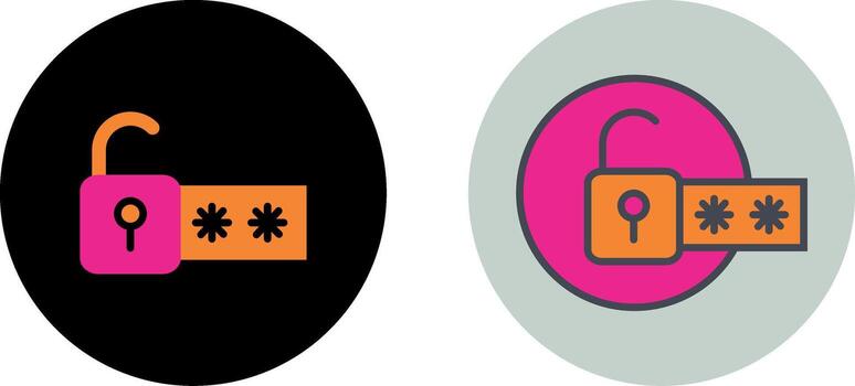 contraseña bloquear icono diseño vector