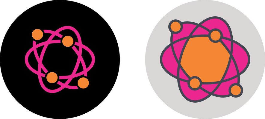 Atomic Structure Icon Design