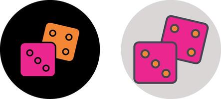 Dice Icon Design vector