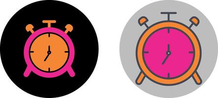diseño de icono de reloj de alarma vector