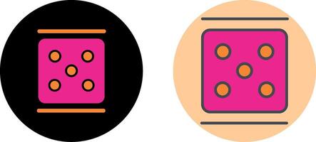 Dice Icon Design vector