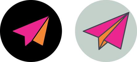 Paper Plane Icon Design vector