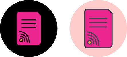 Wireless Icon Design vector