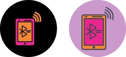 Bluetooth Icon Design vector