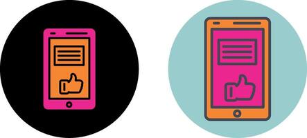 Like Icon Design vector