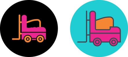 Forklift Icon Design vector