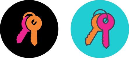 Keys Icon Design vector