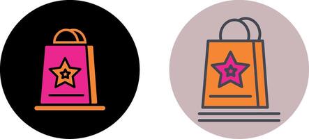 Shopping Bag Icon Design vector