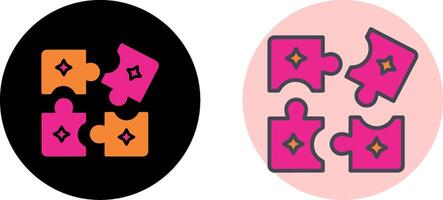 Puzzle Icon Design vector