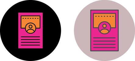 Profile Icon Design vector