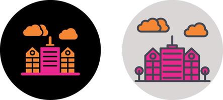 Building Icon Design vector