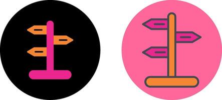 Signpost Icon Design vector