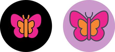 diseño de icono de mariposa vector