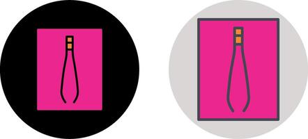 Tweezer Icon Design vector