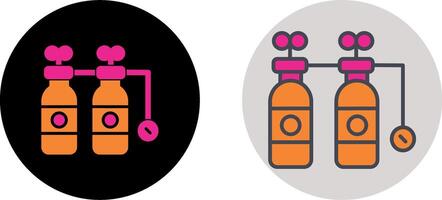 Oxygen Tank Icon Design vector