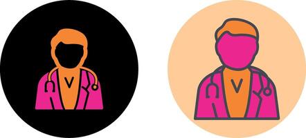 Male Doctor Icon Design vector