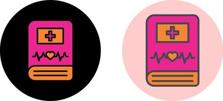 Medical Book Icon Design vector