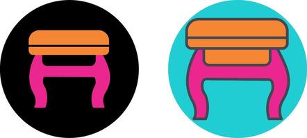 Stool Icon Design vector