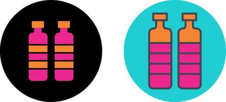 Bottle in Water Icon Design vector