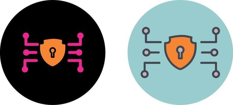 Data Security Icon Design vector