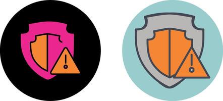 Warning Icon Design vector