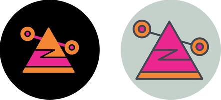 Dispersion Icon Design vector