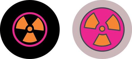 Nuclear Icon Design vector