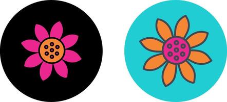 Sunflower Icon Design vector