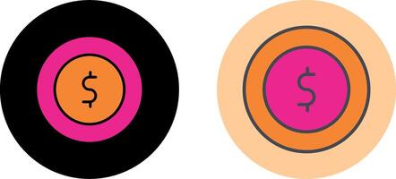 Coins Icon Design vector