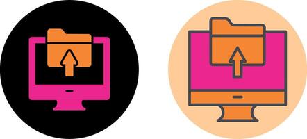 Upload Icon Design vector