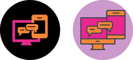 Chat Icon Design vector