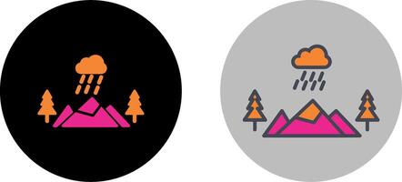 Mountain Icon Design vector