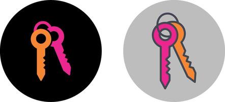 Keys Icon Design vector