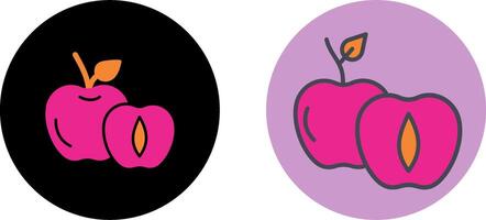 Apricot Icon Design vector