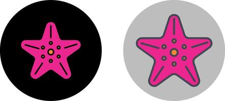 Starfish Icon Design vector