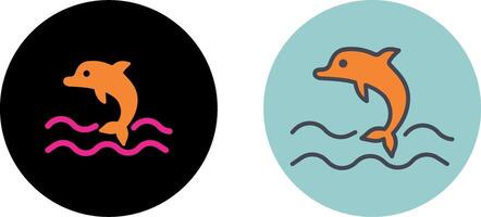 Dolphin Icon Design vector