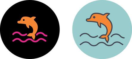 Dolphin Icon Design vector
