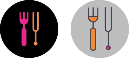 tenedor icono diseño vector