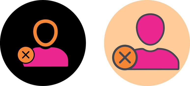 eliminar el diseño del icono vector